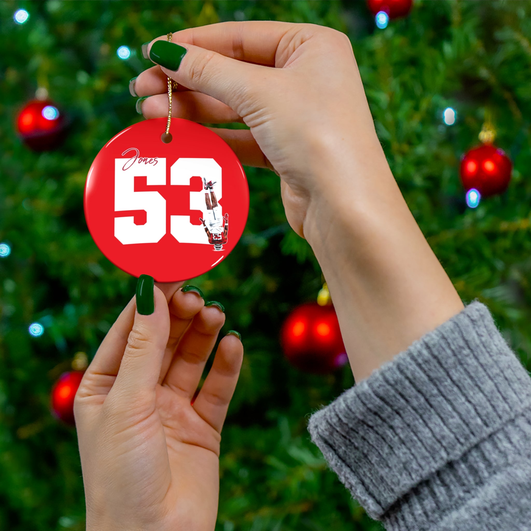 Reggie Jones Ceramic Ornament
