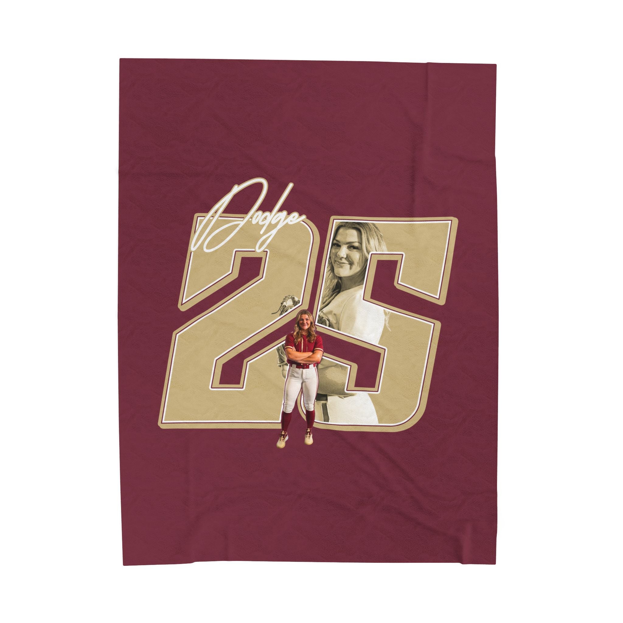 Ella Dodge Velveteen Plush Blanket