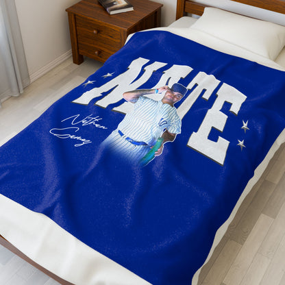 Nathan Gamez Velveteen Plush Blanket