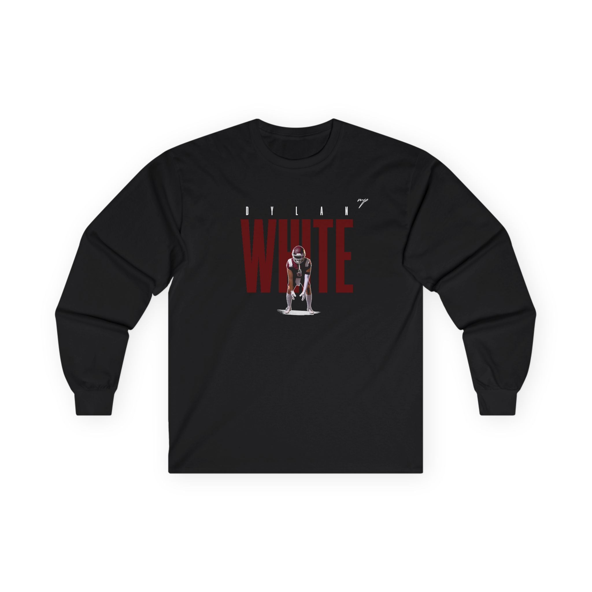 Dylan White Long Sleeve Tee