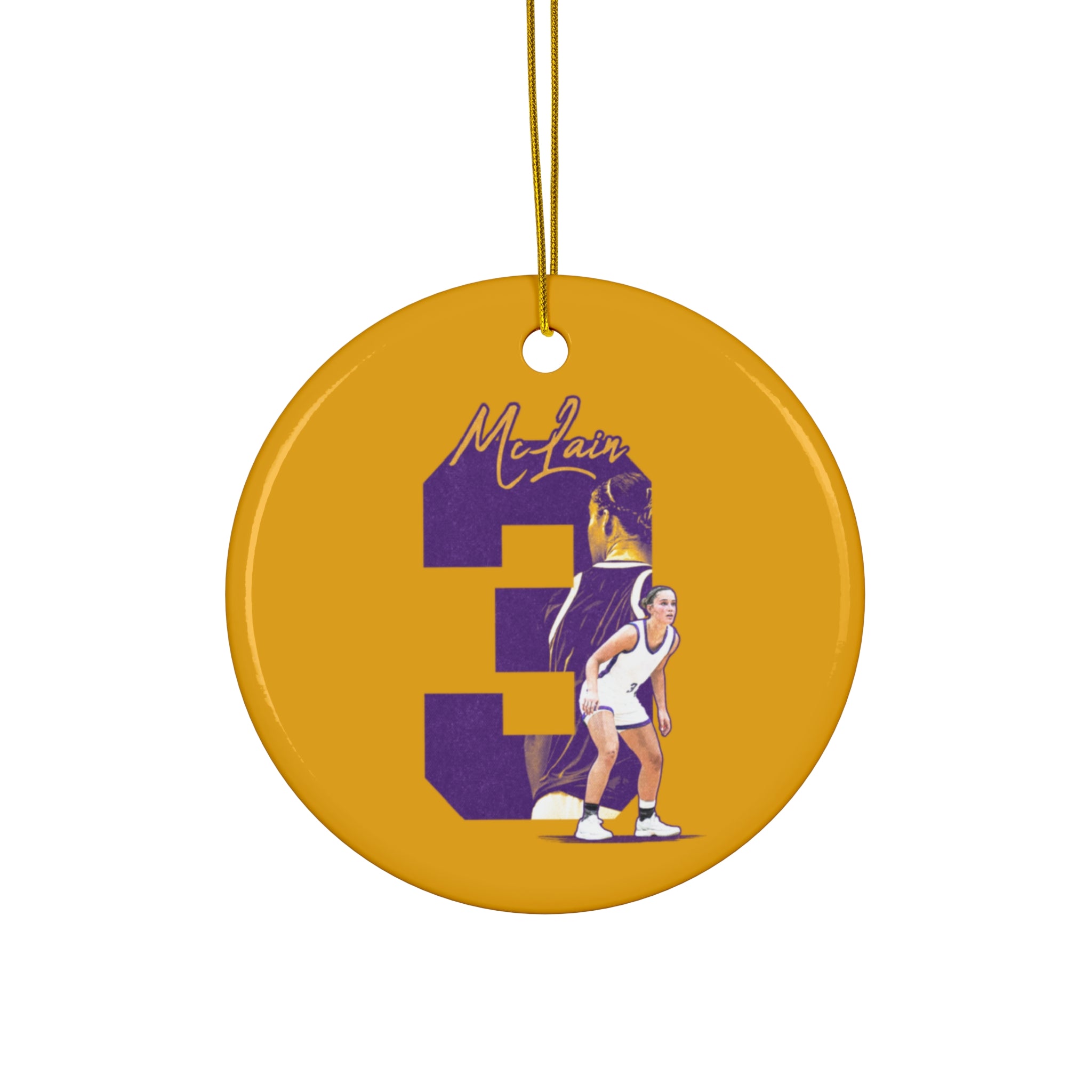 Frankie Mclain Ceramic Ornament