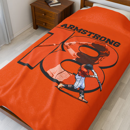 Chase Armstrong Velveteen Plush Blanket