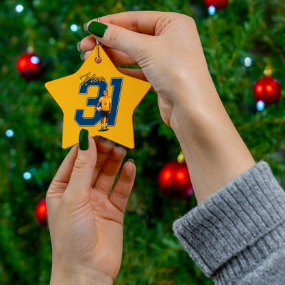 Kien Clawson Ceramic Ornament