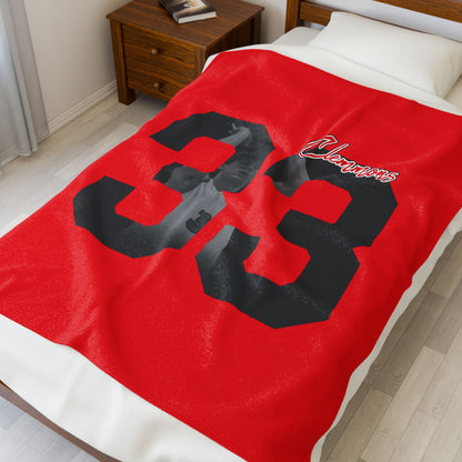 Gabe Clemmons Velveteen Plush Blanket