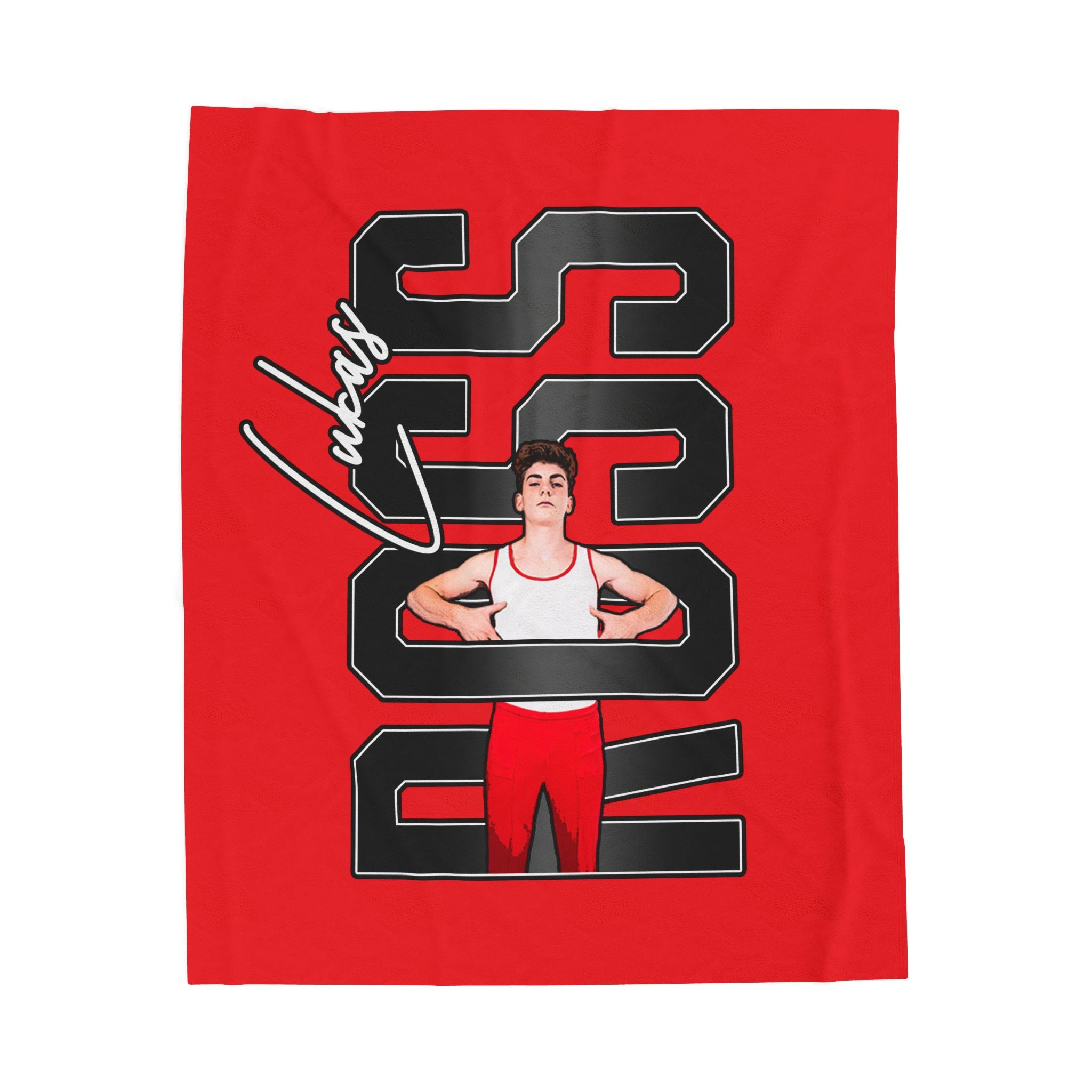 Lukas Ross Velveteen Plush Blanket