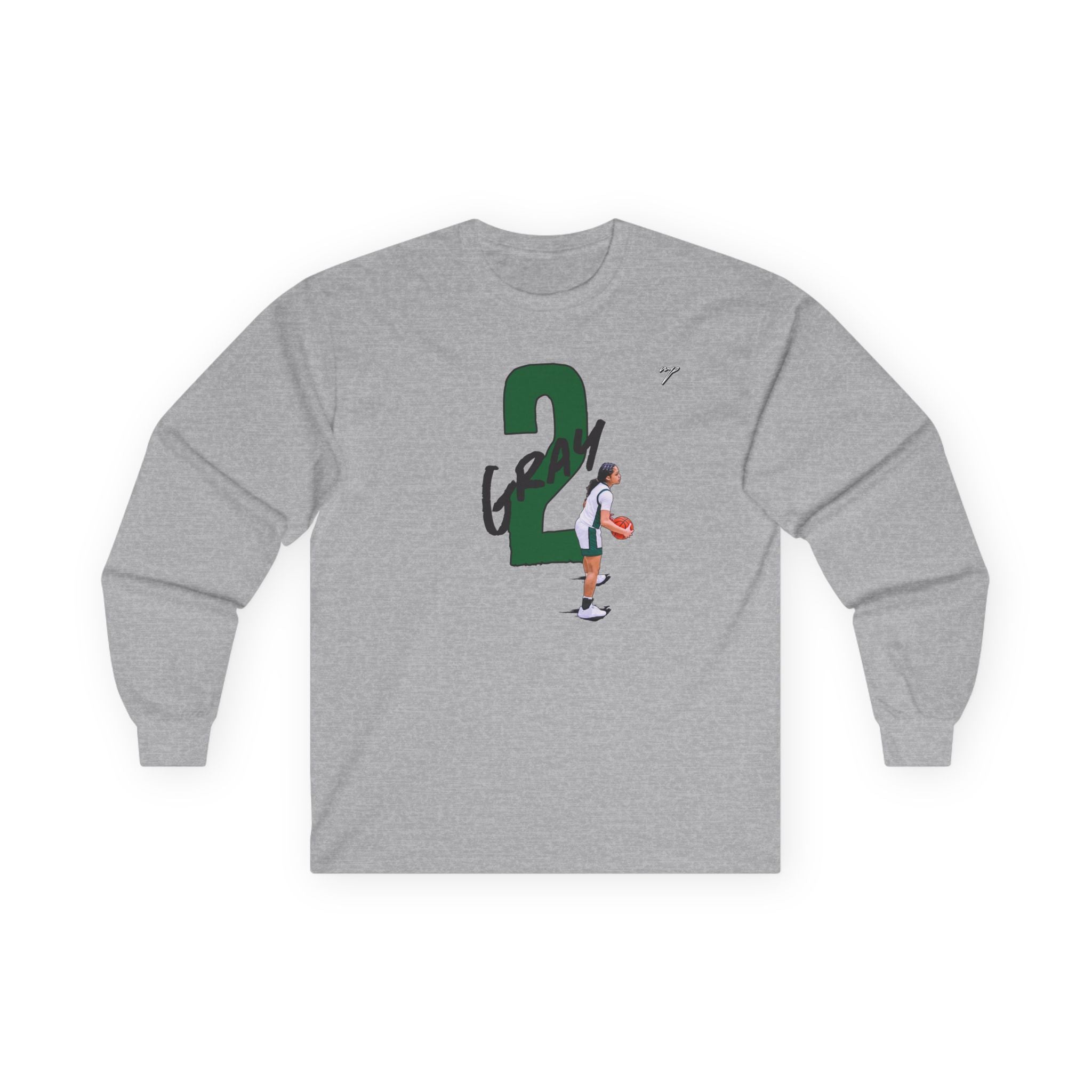 Aubriana Gray Long Sleeve Tee
