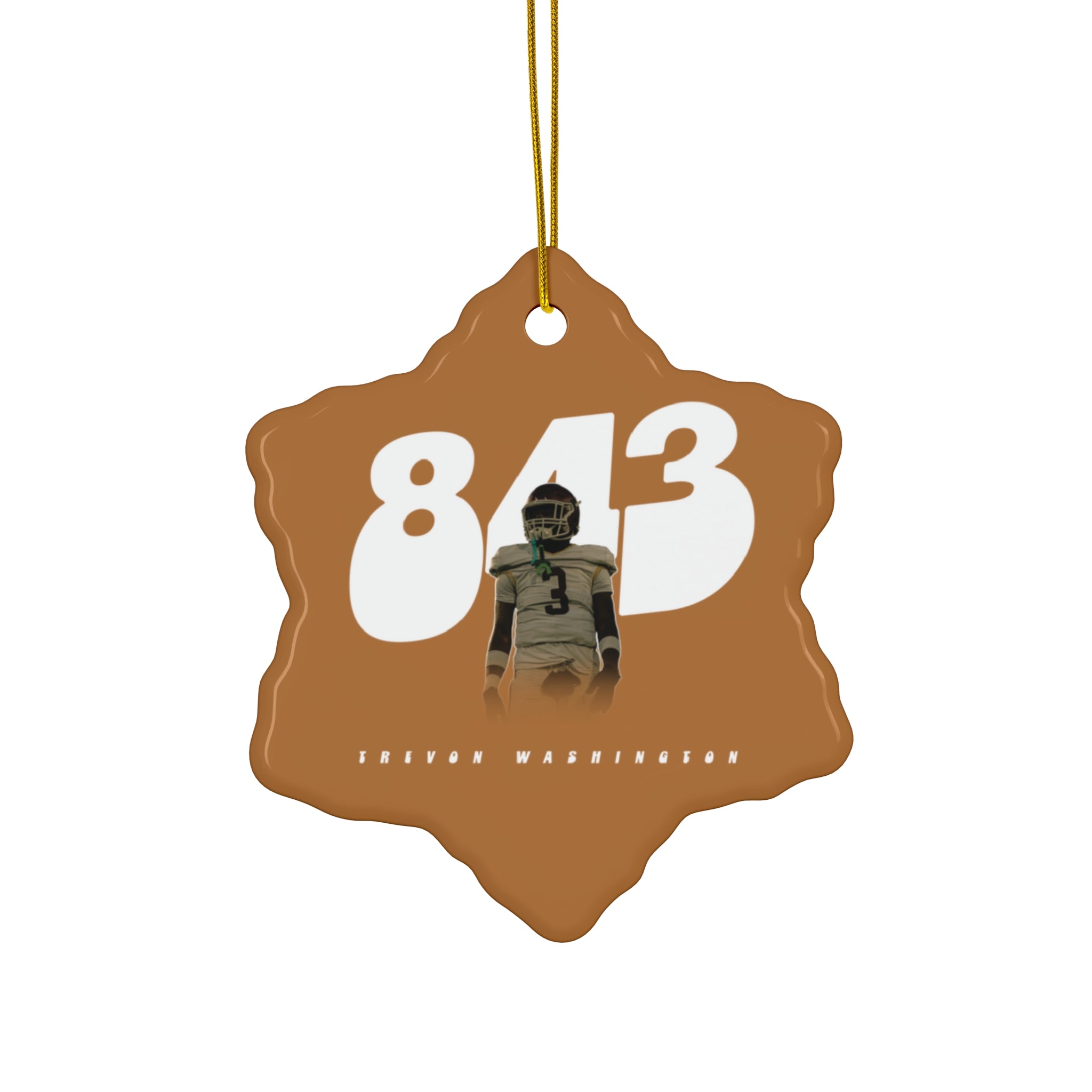 Trevon Washington Ceramic Ornament