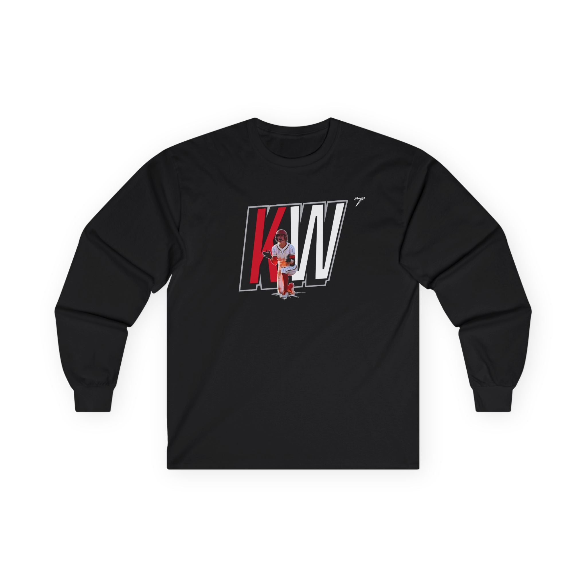 Kendle White Long Sleeve Tee
