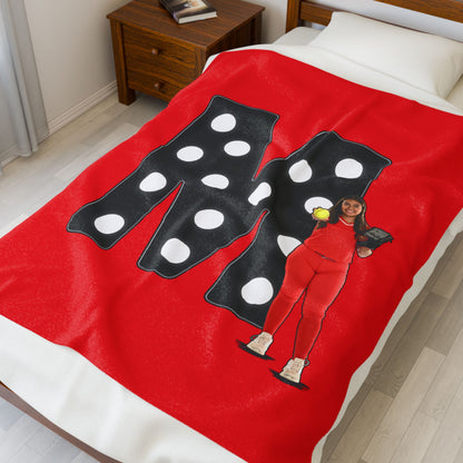 Maddie Mendoza Velveteen Plush Blanket
