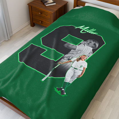 Rylan Miller Velveteen Plush Blanket