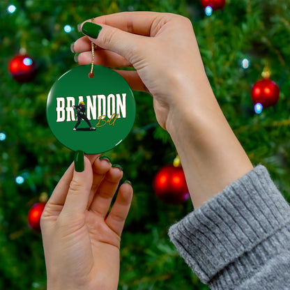 Brandon Bell Ceramic Ornament