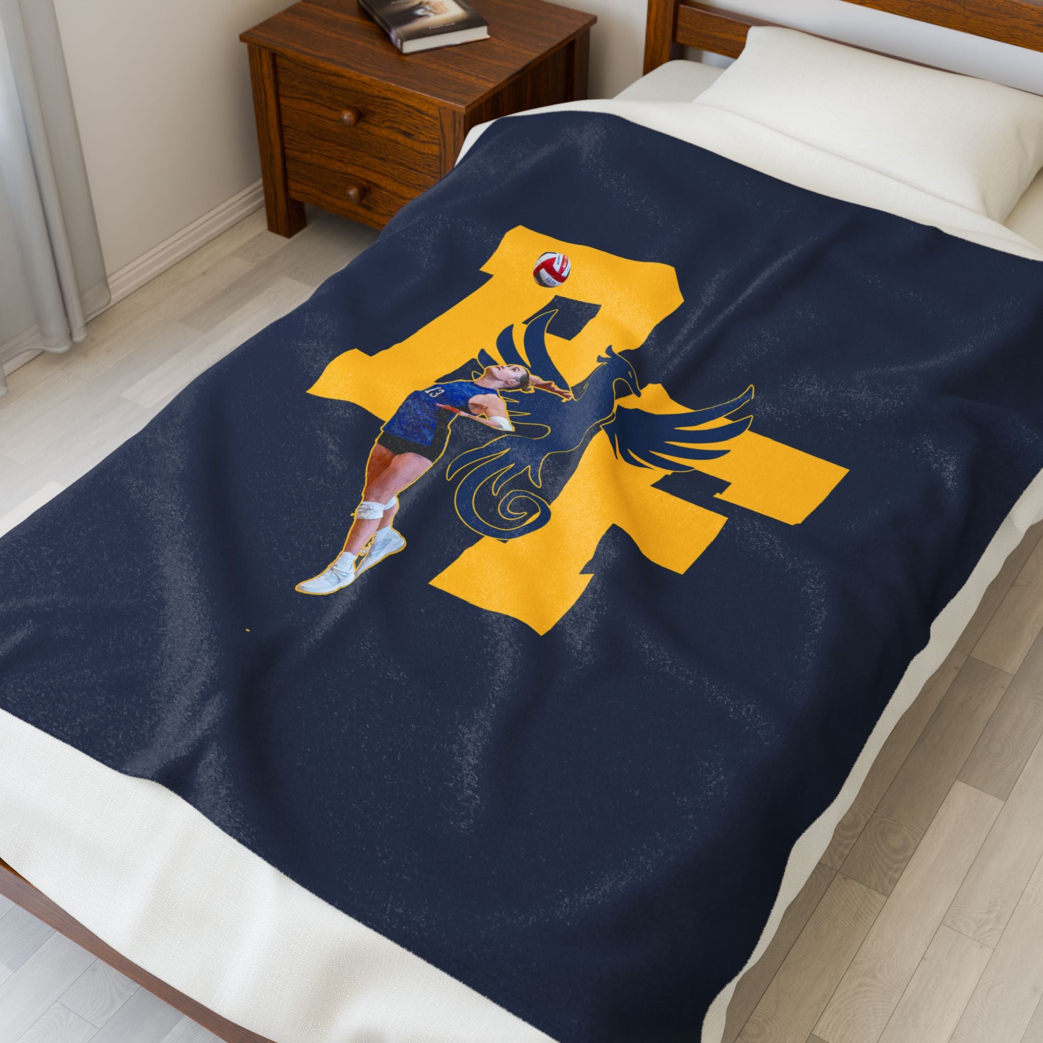Phoenix Fogel Velveteen Plush Blanket