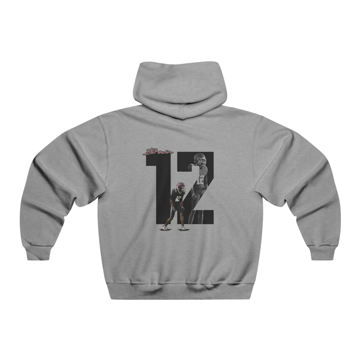 De'Traun Brown Vintage Hoodie