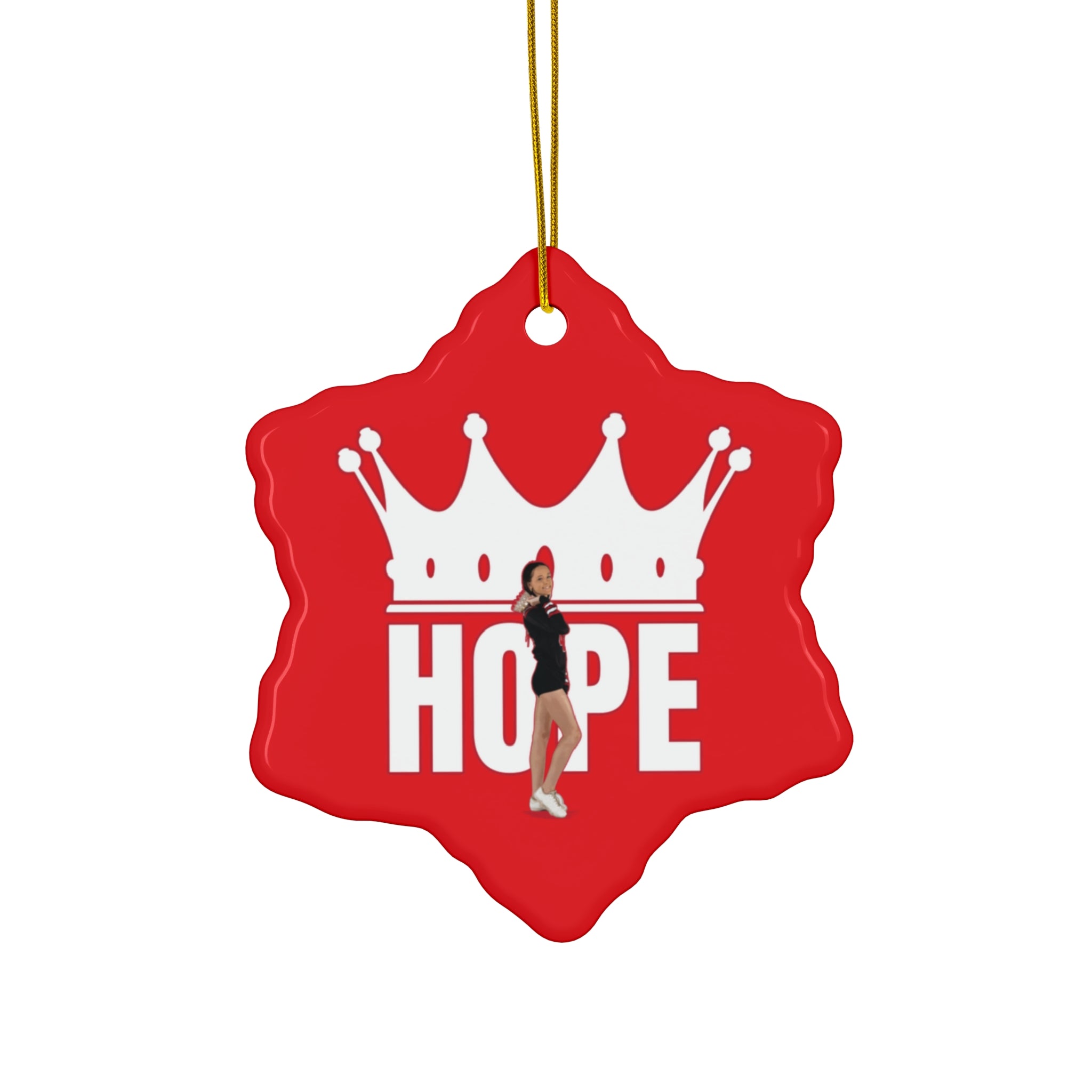 Hope Bockskopf Ceramic Ornament