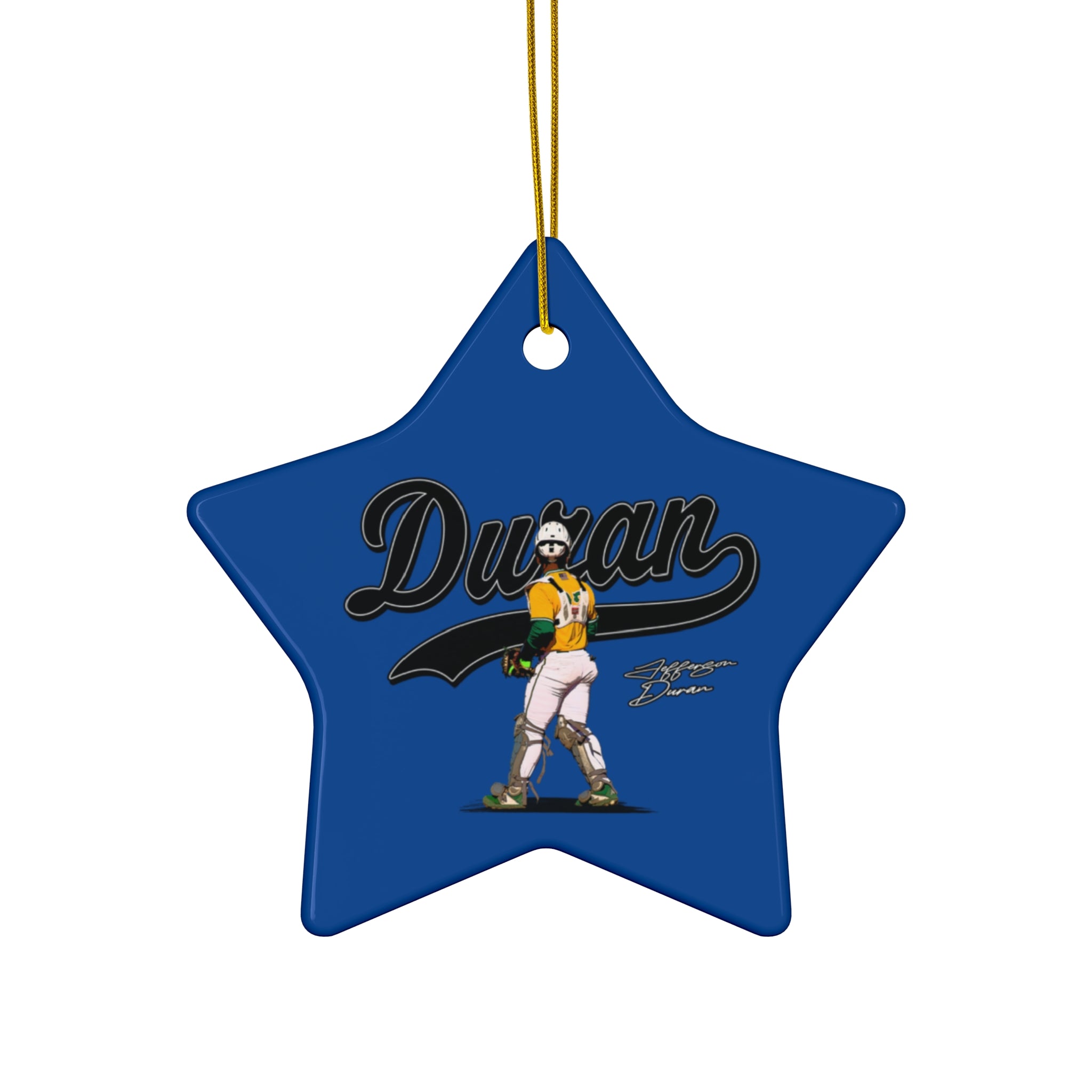 Jefferson Duran Ceramic Ornament