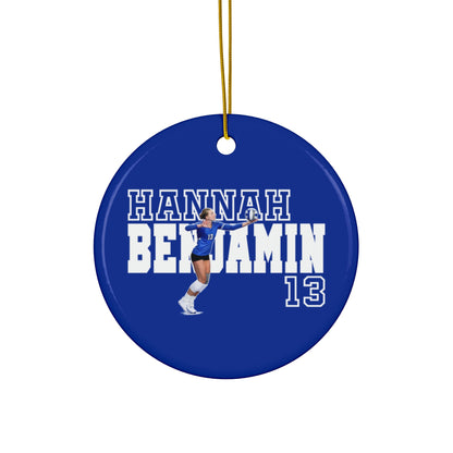 Hannah Benjamin Ceramic Ornament