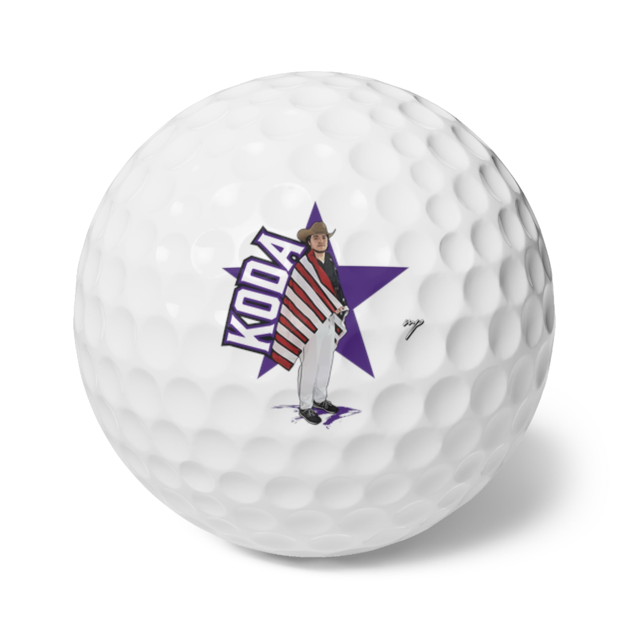 Dakota Perry Golf Balls, 6pc