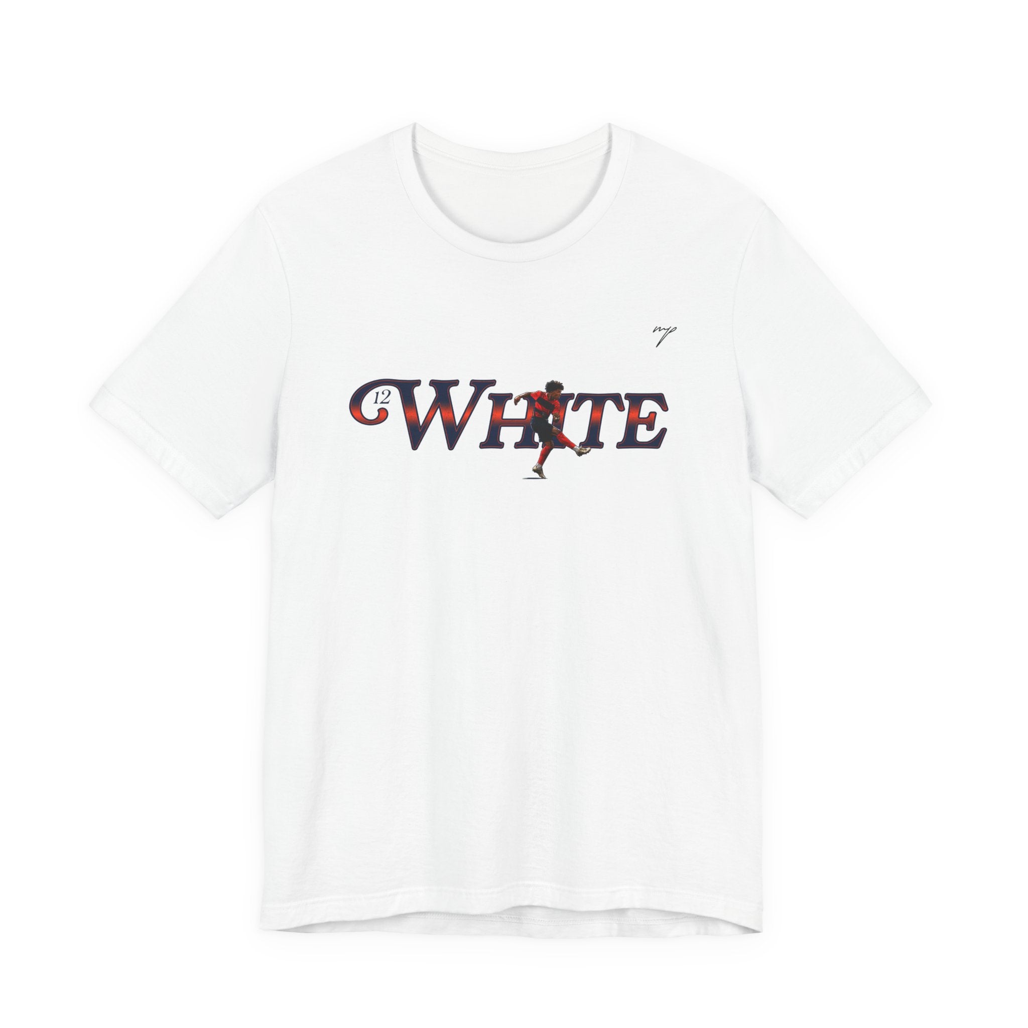 Dario White Graphic Tee