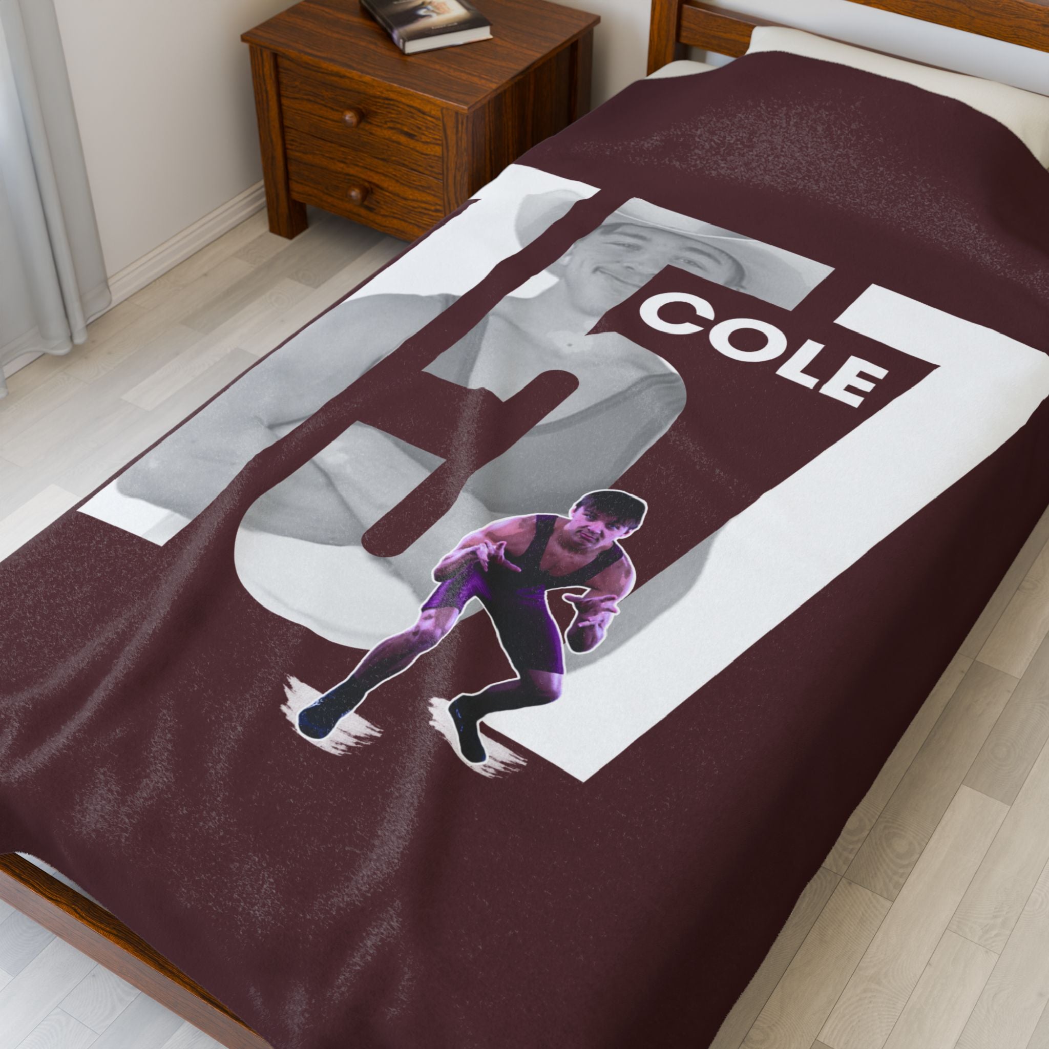 Cole Dummer Velveteen Plush Blanket