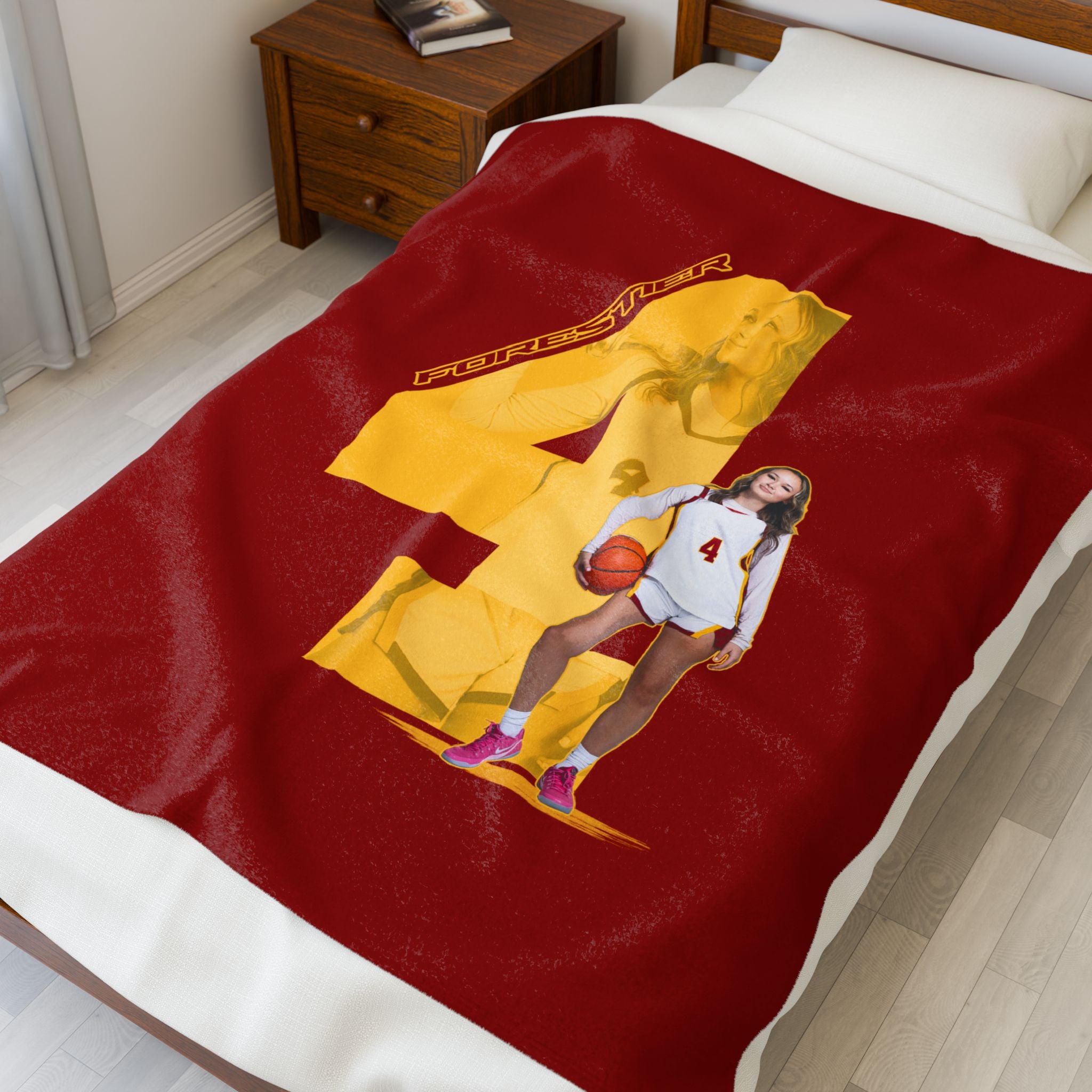 Rian Forestier Velveteen Plush Blanket