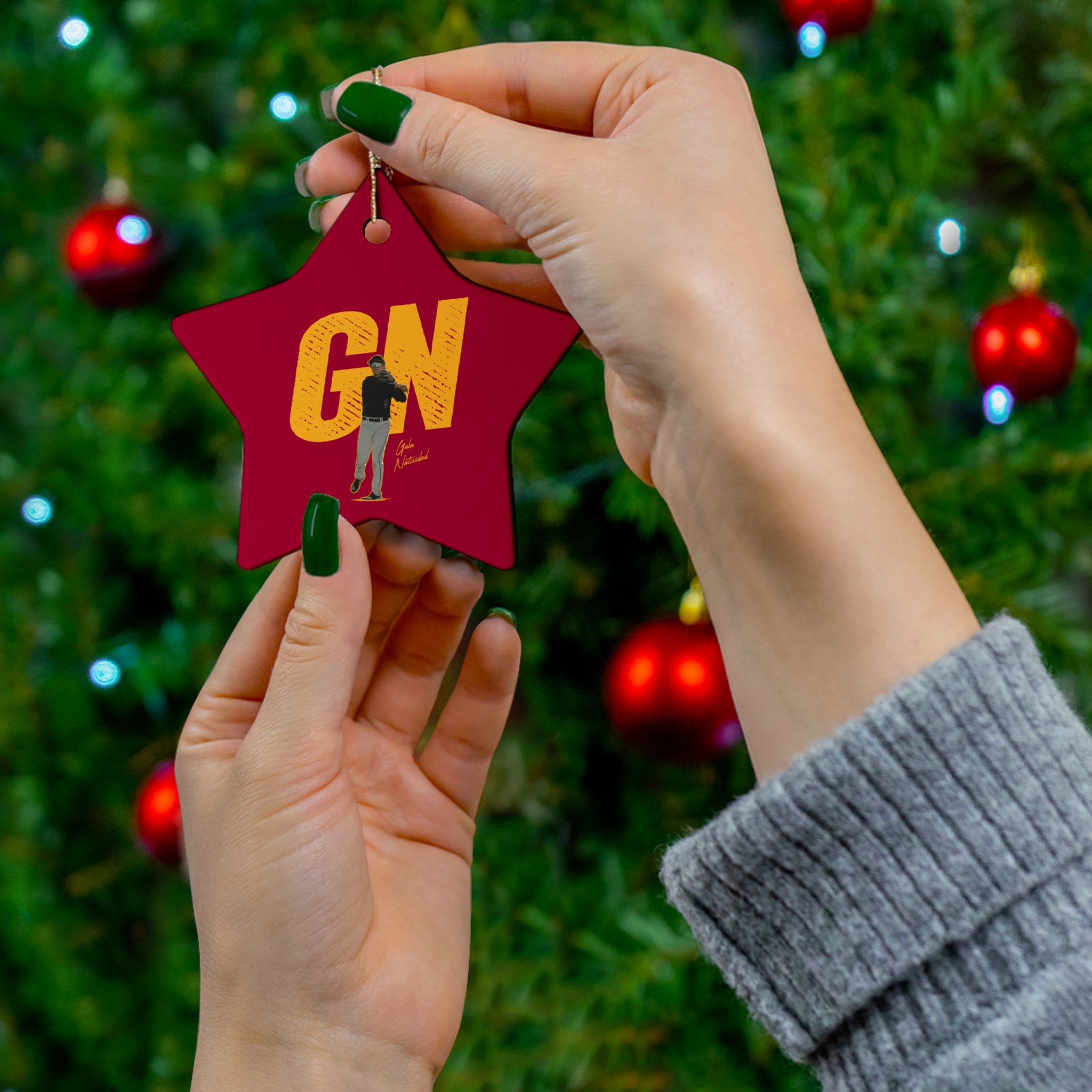 Gabe Natividad Ceramic Ornament