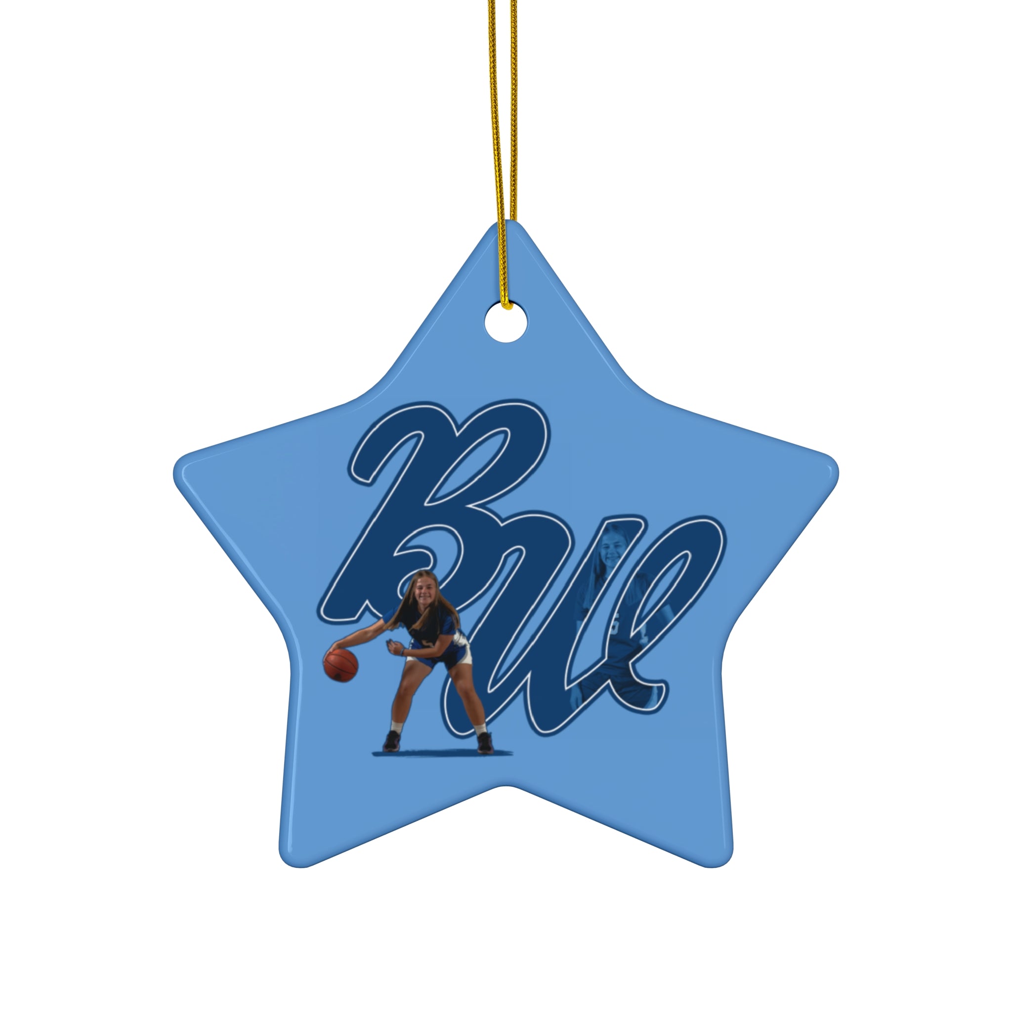 Brailee Wood Ceramic Ornament