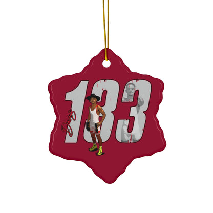 CJ Davis Ceramic Ornament
