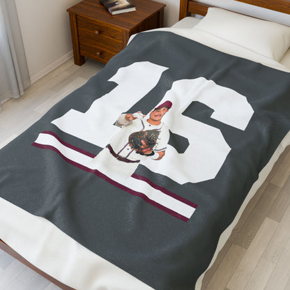 Elijah Rodriguez Velveteen Plush Blanket