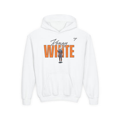 Kenny White Youth Hoodie