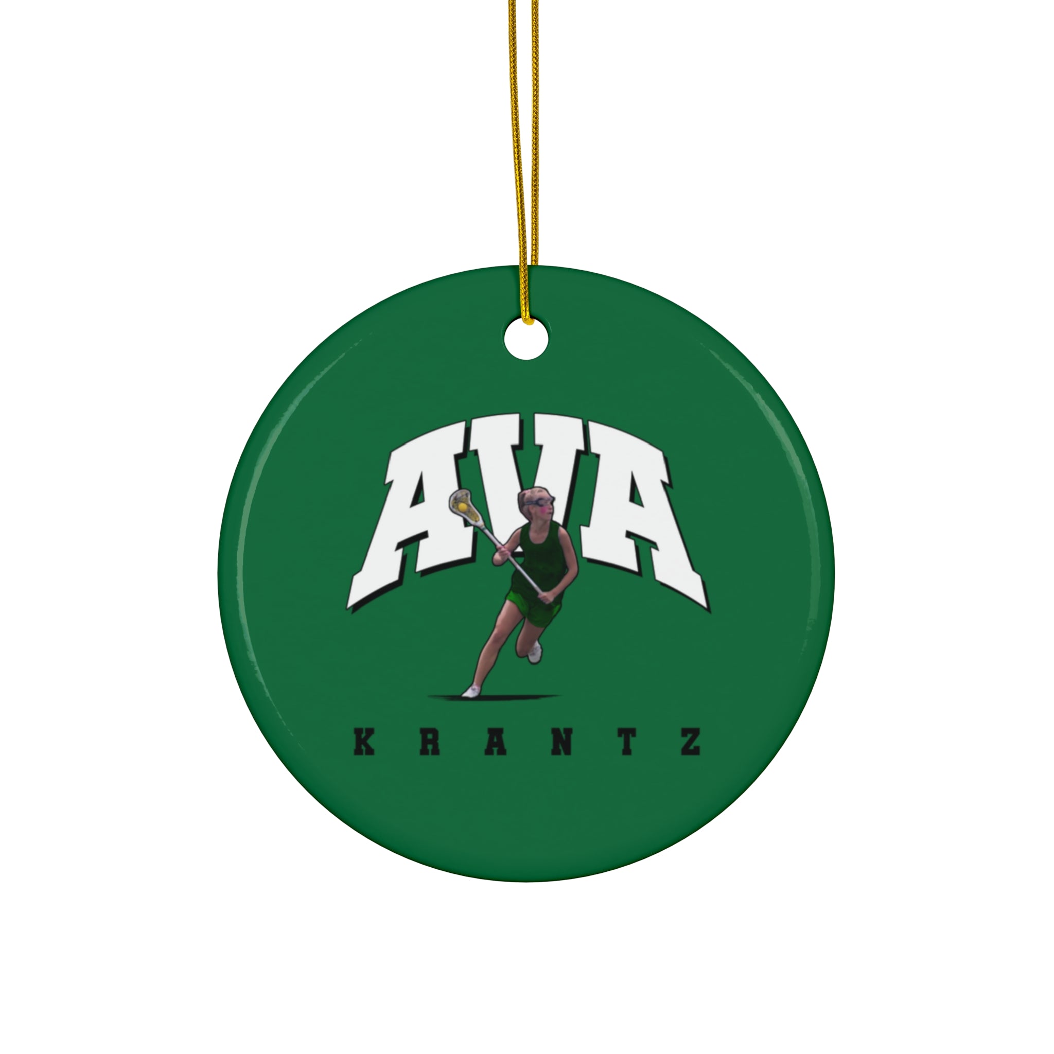 Ava Krantz Ceramic Ornament