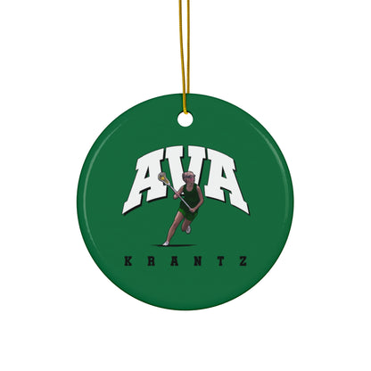 Ava Krantz Ceramic Ornament