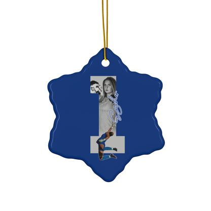 Pepper Escher Ceramic Ornament