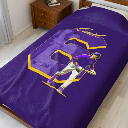 Derek Curiel Velveteen Plush Blanket
