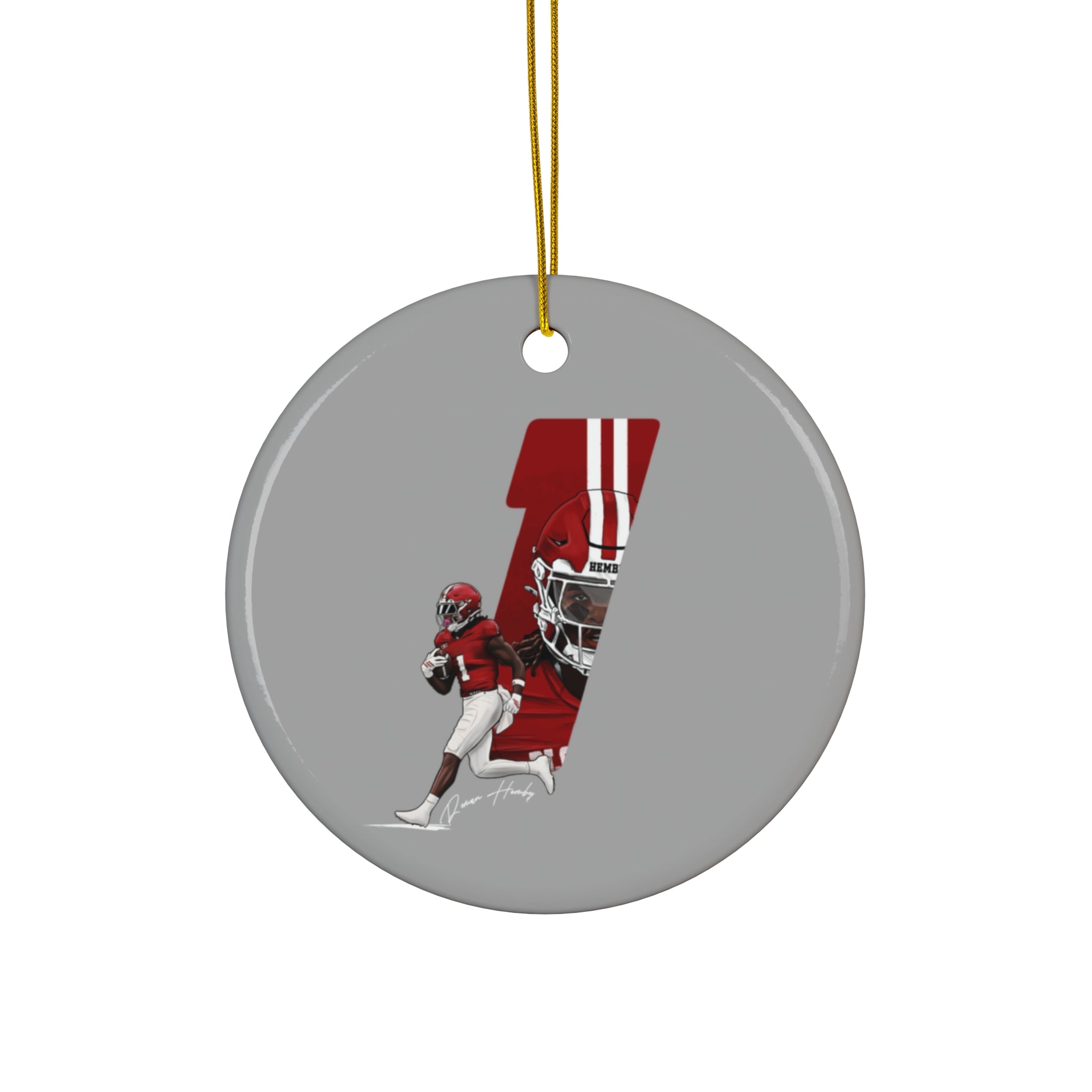 Roman Hemby Ceramic Ornament