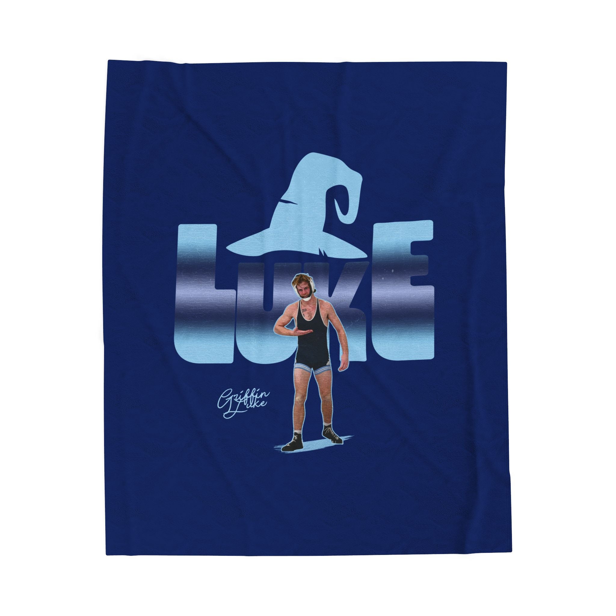 Griffin Luke Velveteen Plush Blanket