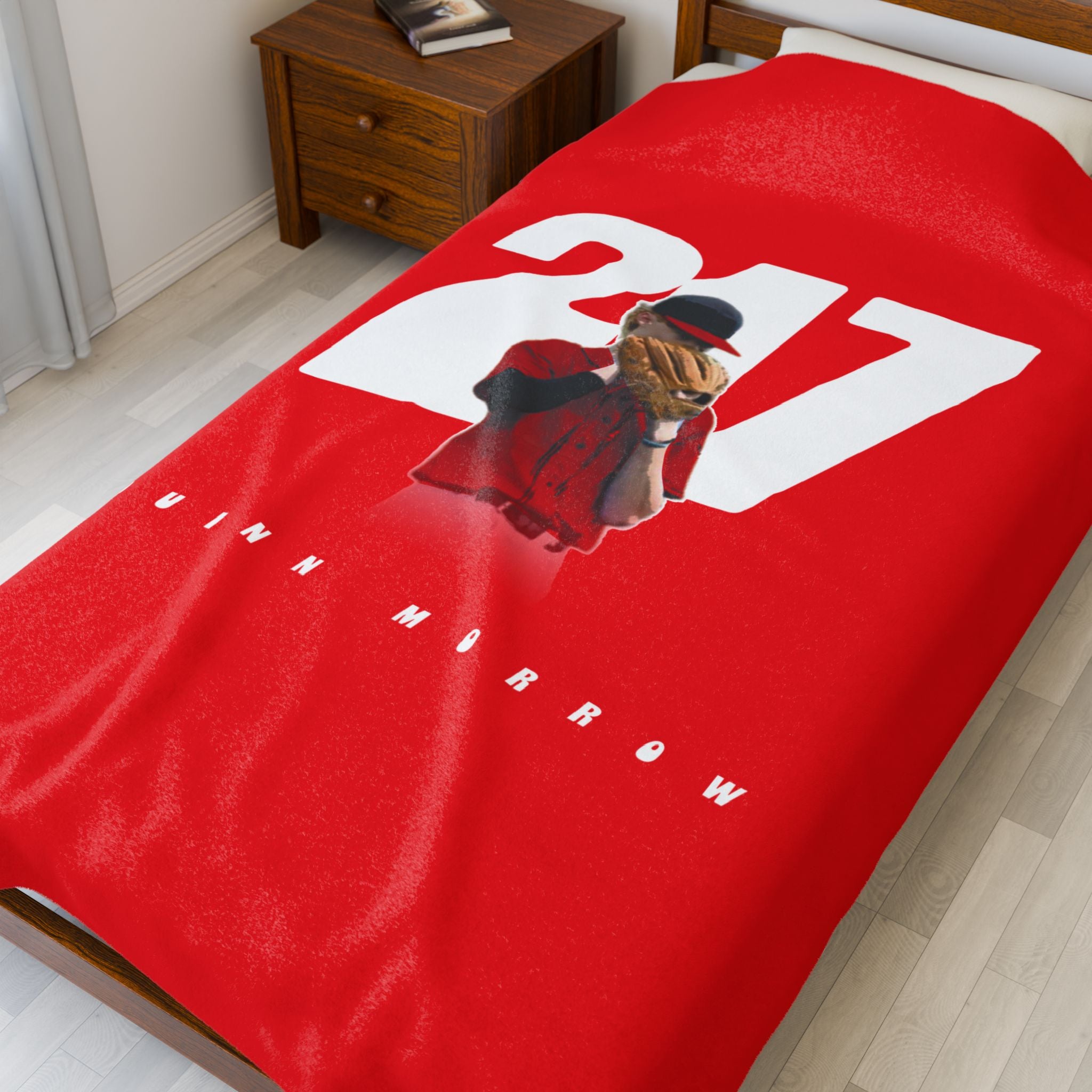 Quinn Morrow Velveteen Plush Blanket