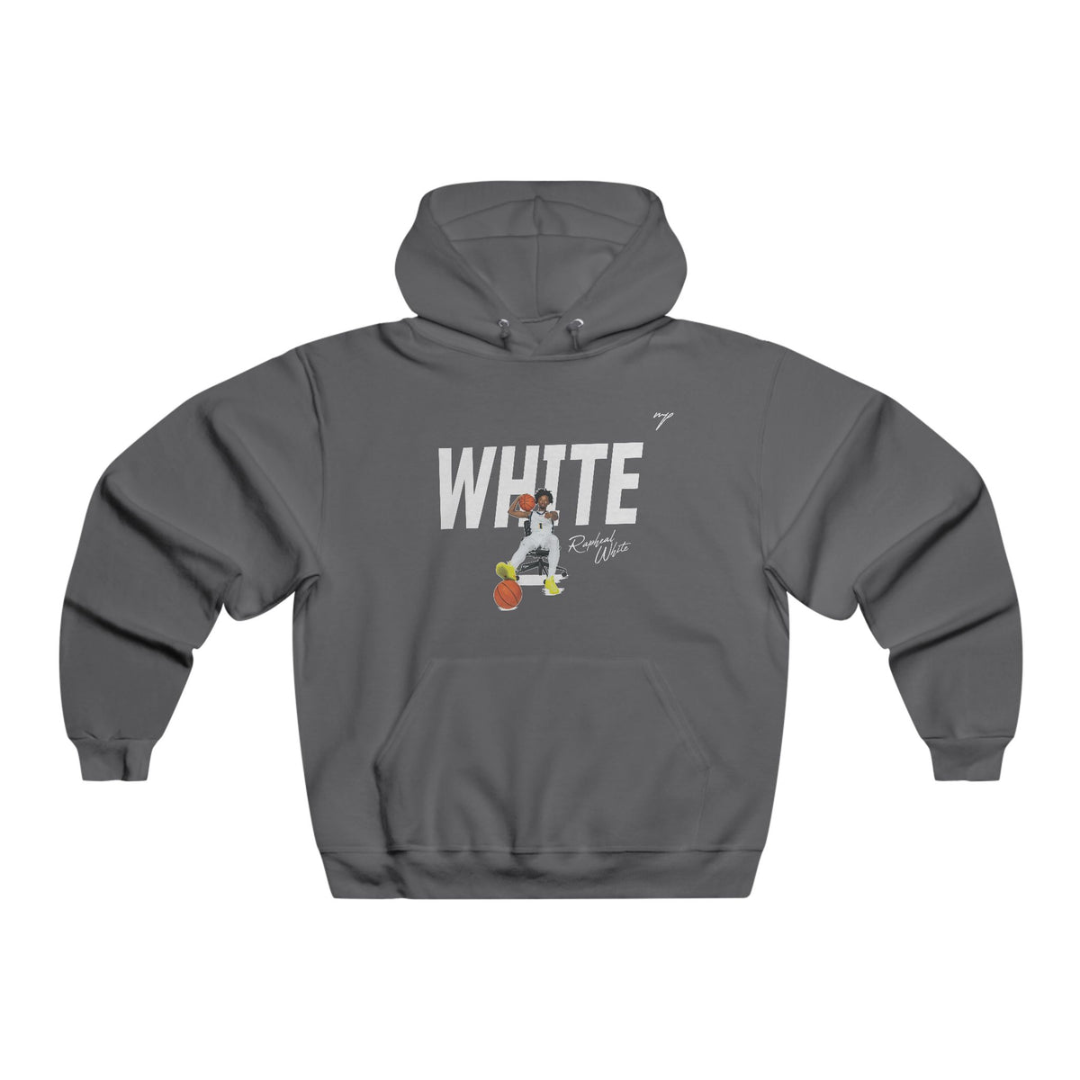 Rapheal White Vintage Hoodie
