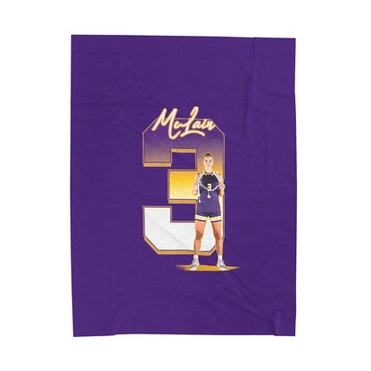 Frankie Mclain Velveteen Plush Blanket