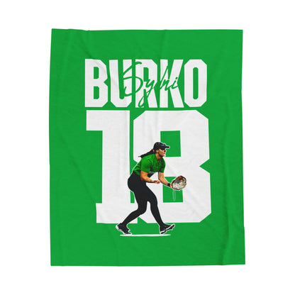 Sydni Burko Velveteen Plush Blanket