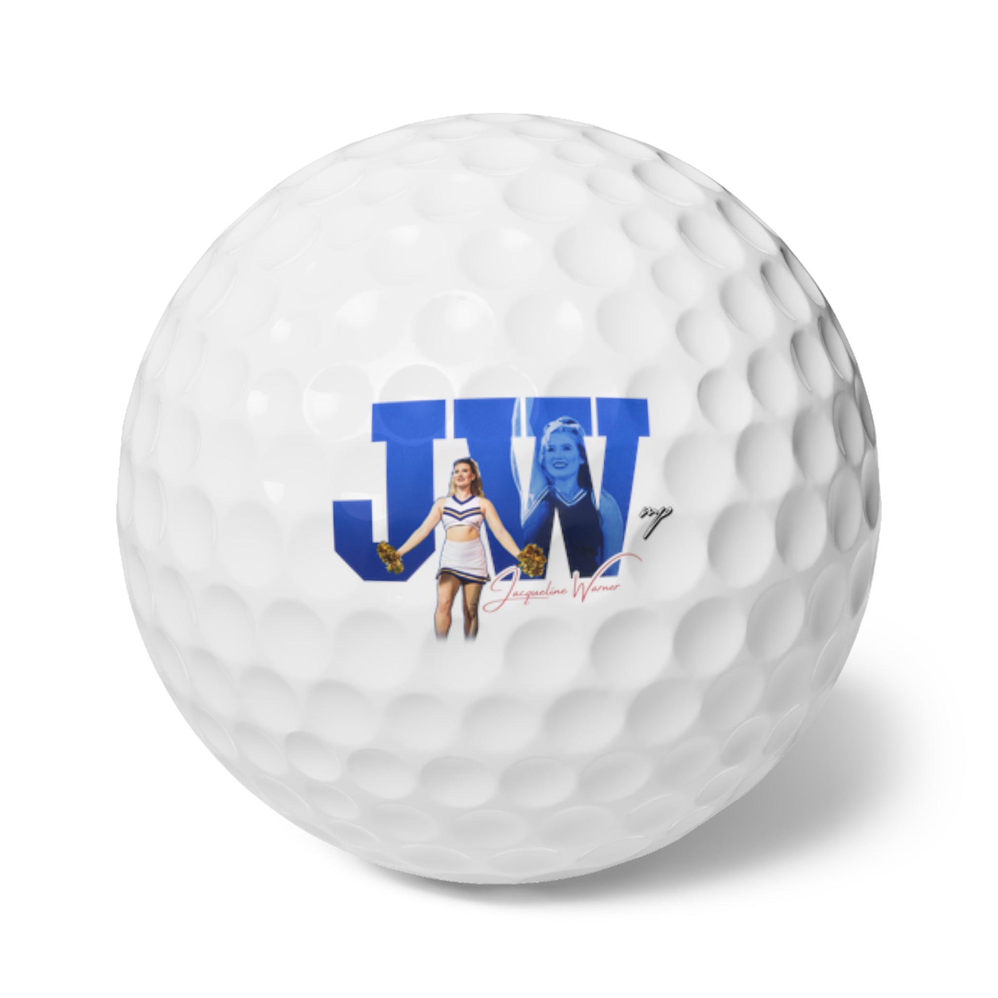 Jacqueline Warner Golf Balls, 6pc