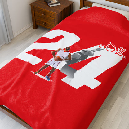 David Meredith Velveteen Plush Blanket