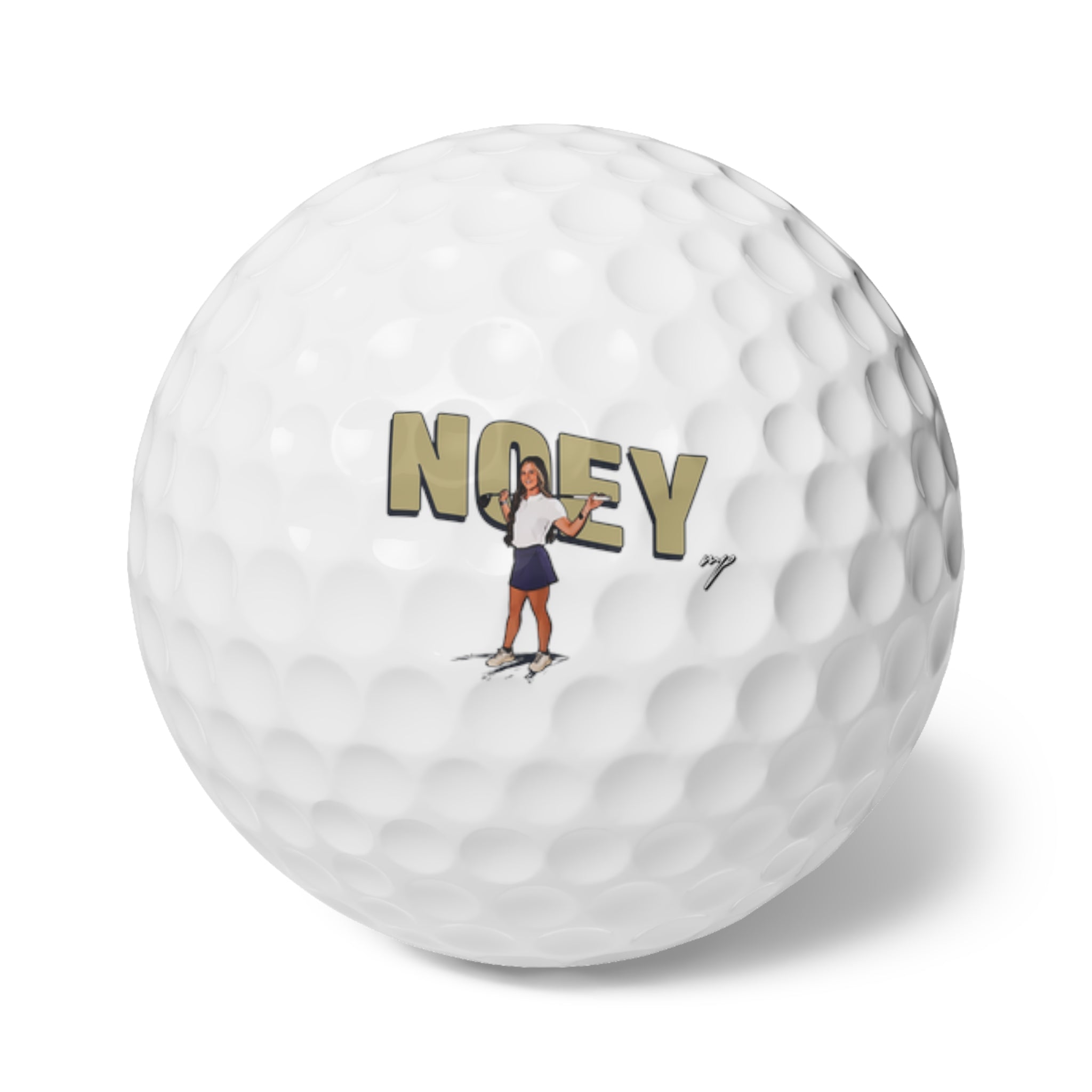 Noelia Adkins Golf Balls, 6pc