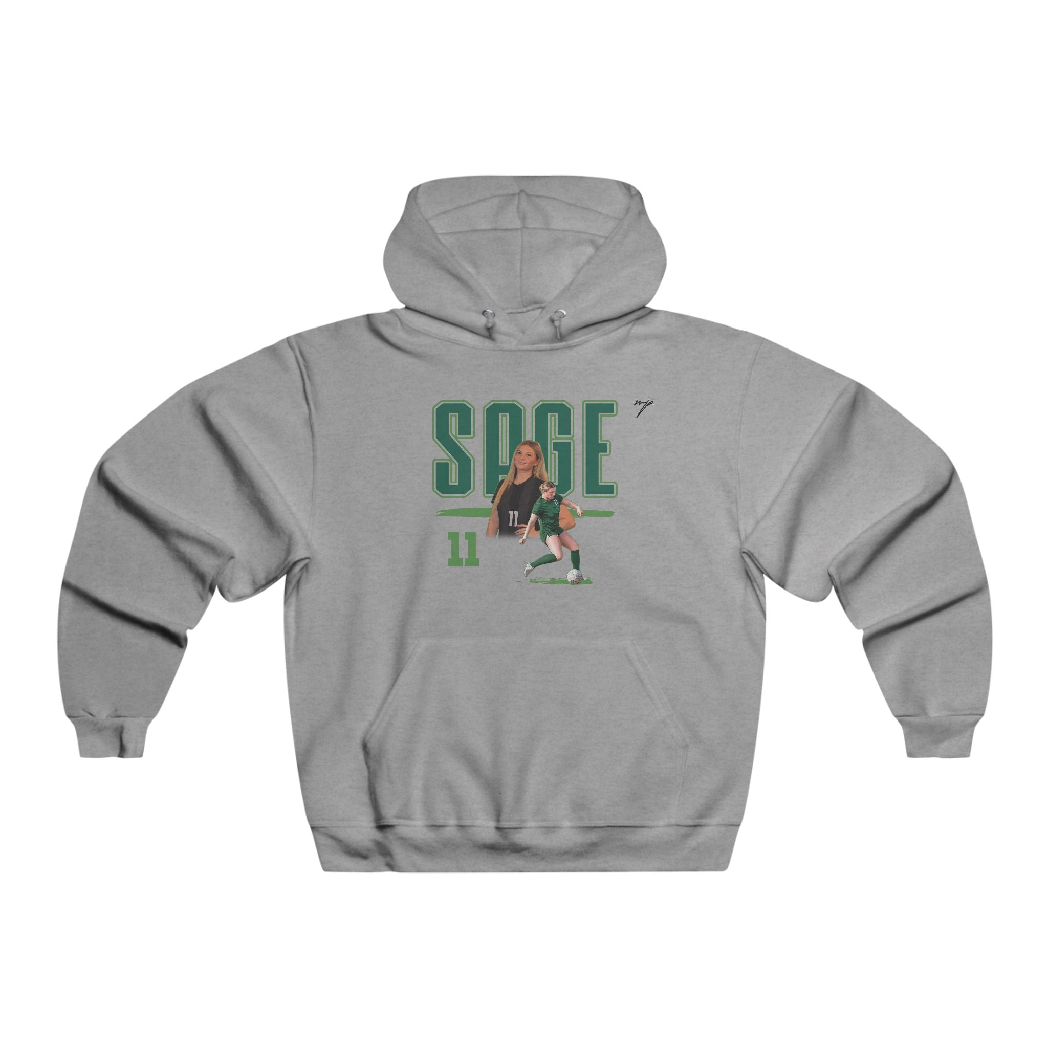 Sage Seaman Vintage Hoodie