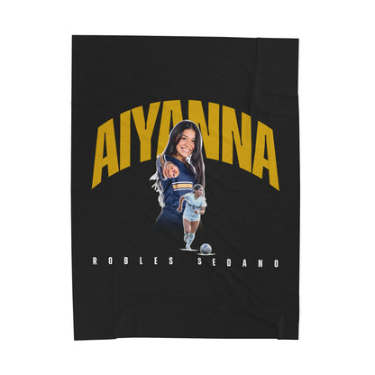Aiyanna Robles Sedano Velveteen Plush Blanket