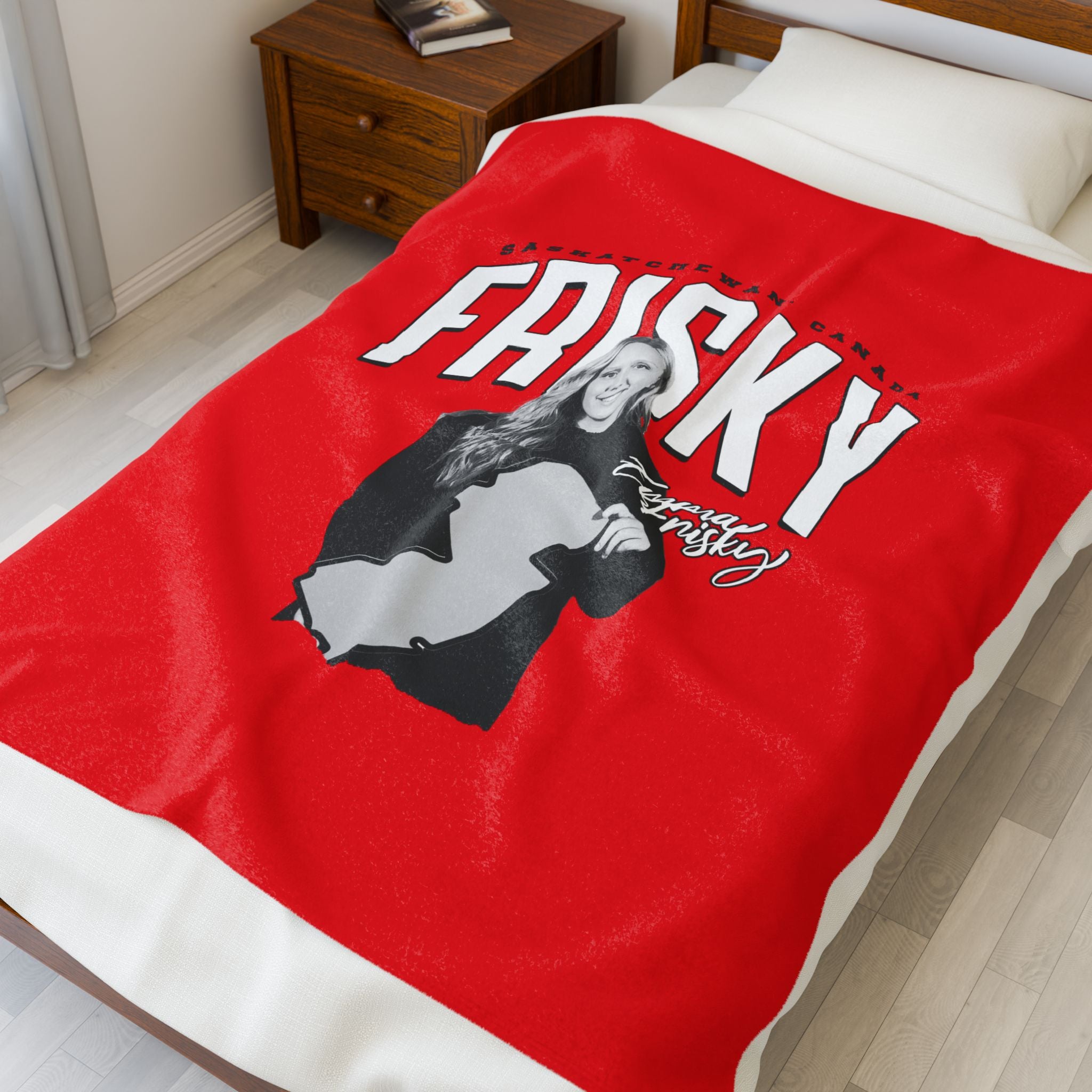 Emma Frisky Velveteen Plush Blanket