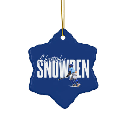 Christopher Snowden Ceramic Ornament