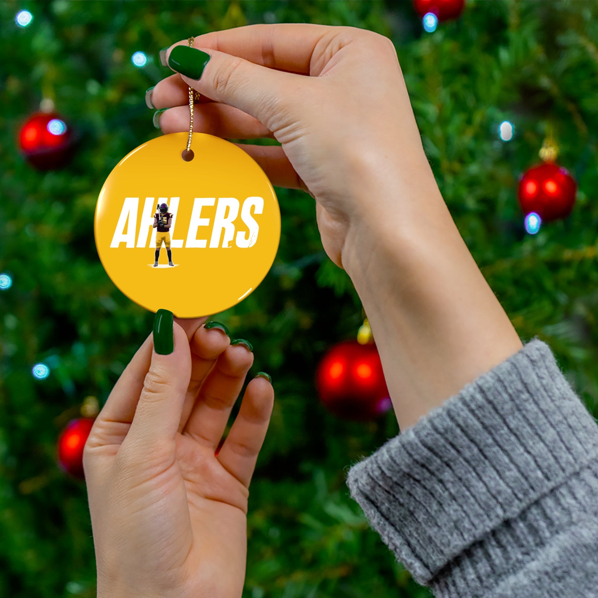 Logan Ahlers Ceramic Ornament