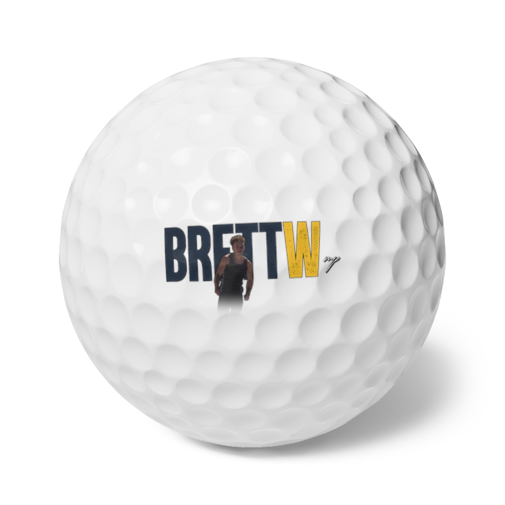Brett Wilgus Golf Balls, 6pc