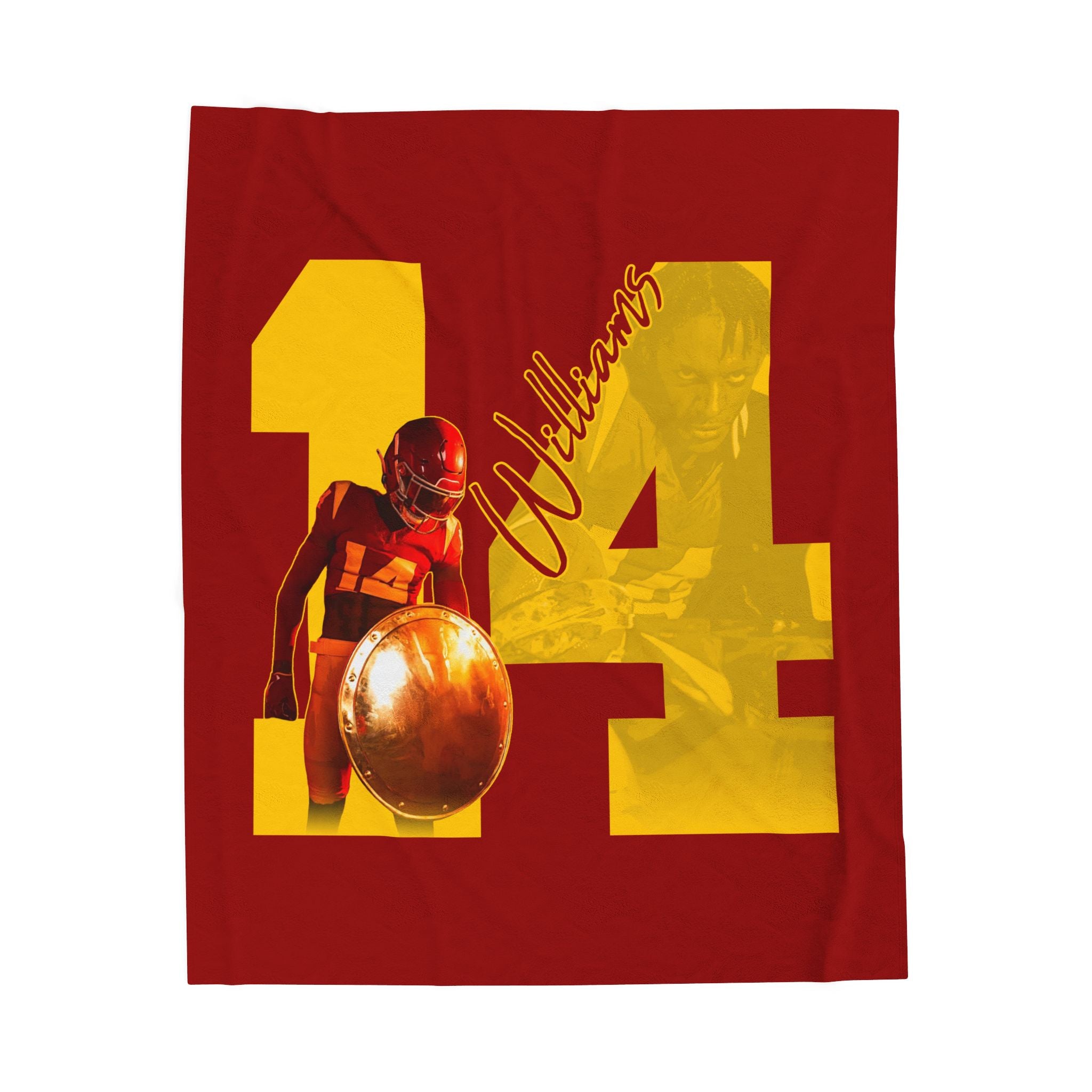 Andrew Williams Velveteen Plush Blanket