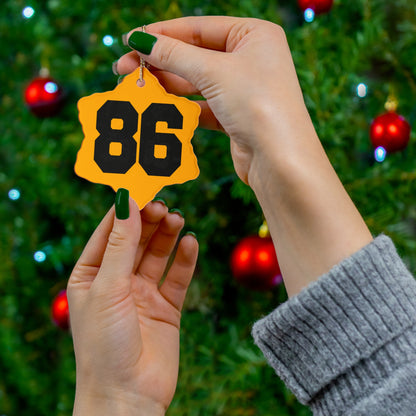 Ethan Null Ceramic Ornament